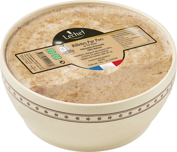 Photo rillettes pur porc au vin blanc LBI