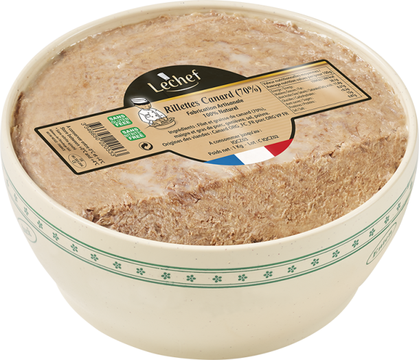 Photo rillettes de canard LBI