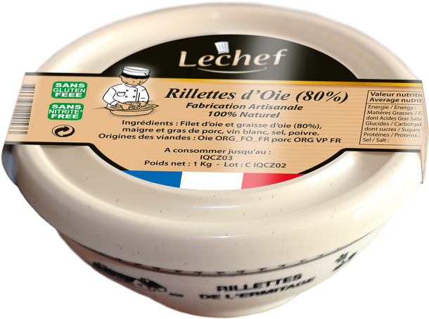Photo rillettes d'oie petit format LBI